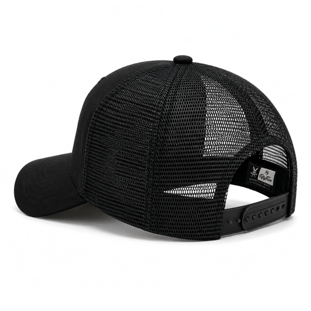 Deer Trucker Cap - Black