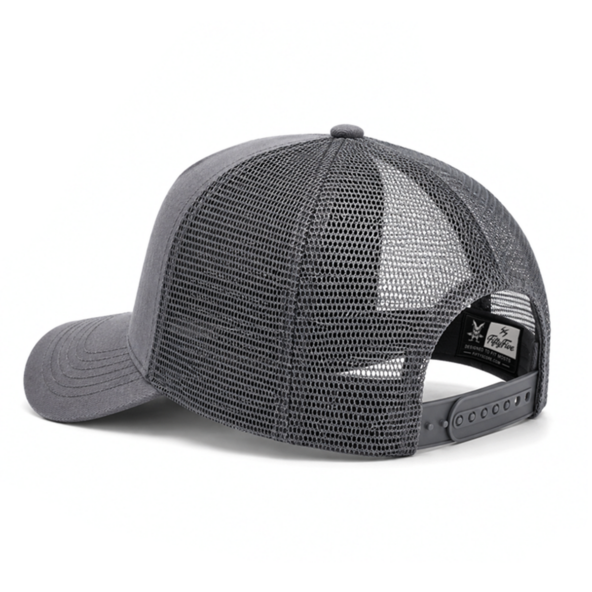 Wolf Patch Trucker Cap - Grey