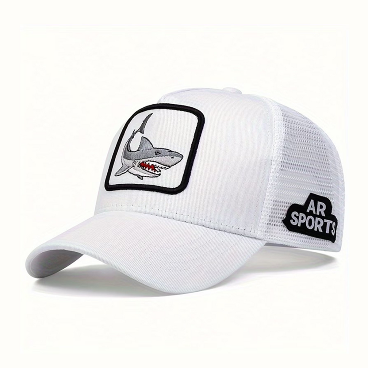 Shark Trucker Cap – White