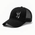 Deer Trucker Cap - Black