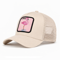 Flamingo Trucker Cap - Cream