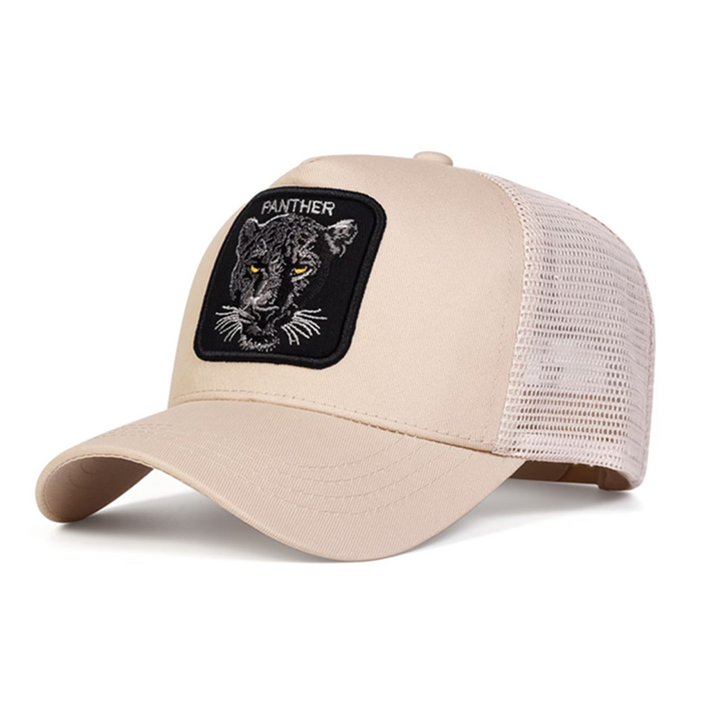 Panther Trucker Cap – Beige